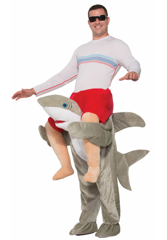 Ride a Shark Costume for Adults