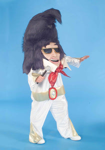 Adult Rock And Roll King Parade Mascot Costume