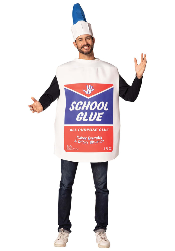 School Glue Adult Costume