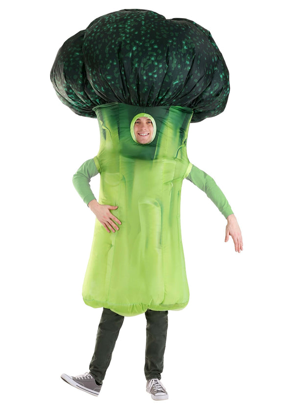 Inflatable Scrumptious Broccoli Adult Costume