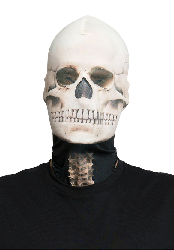 Fabric Adult Skeleton Mask