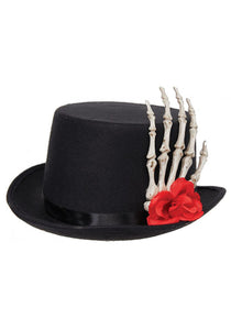 Skeleton Hand  Adult Top Hat