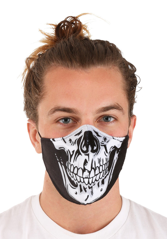 Skeleton Sublimated Face Mask for Adults