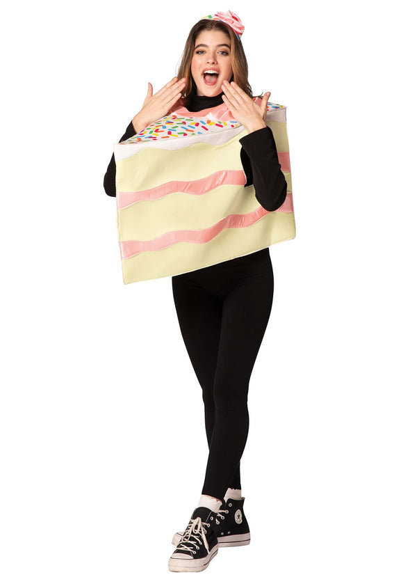 Slice of Pink Cake Adult Costume