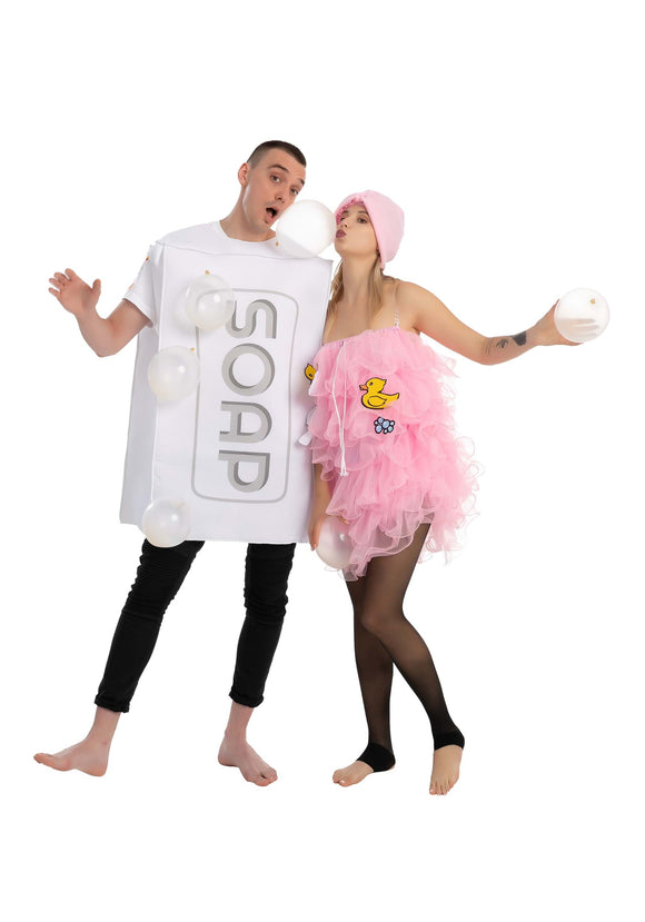 Soap and Loofa Couples Costume for Adult's