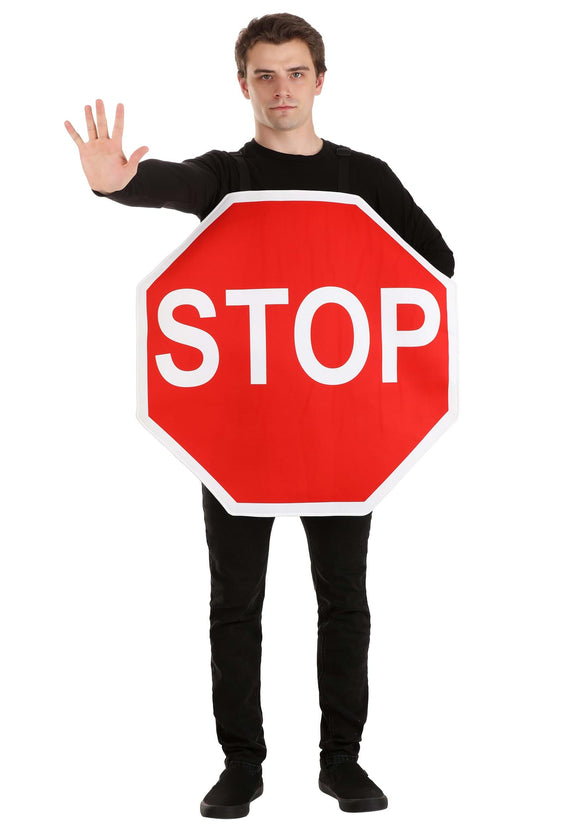 Stop Sign Adult Costume