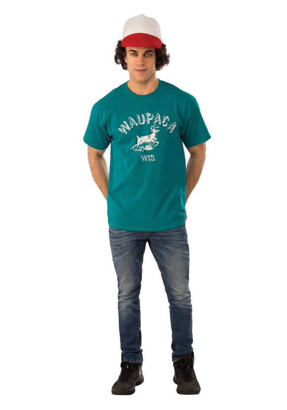 Adult Stranger Things Dustin Waupaca Shirt