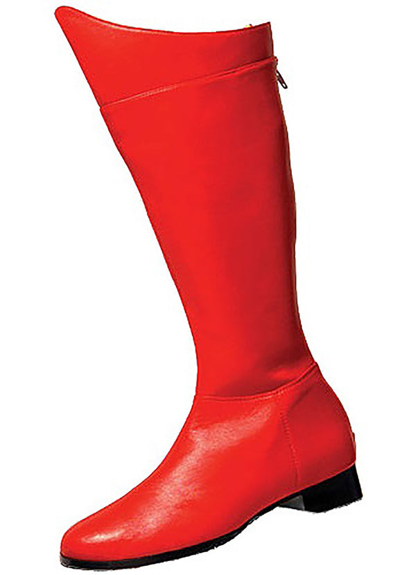 Adult Superhero Boots - Red Superman Costume Boots