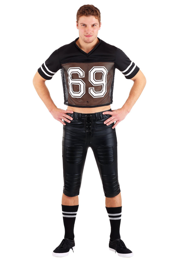 Tight End Footballer Costume for Adults