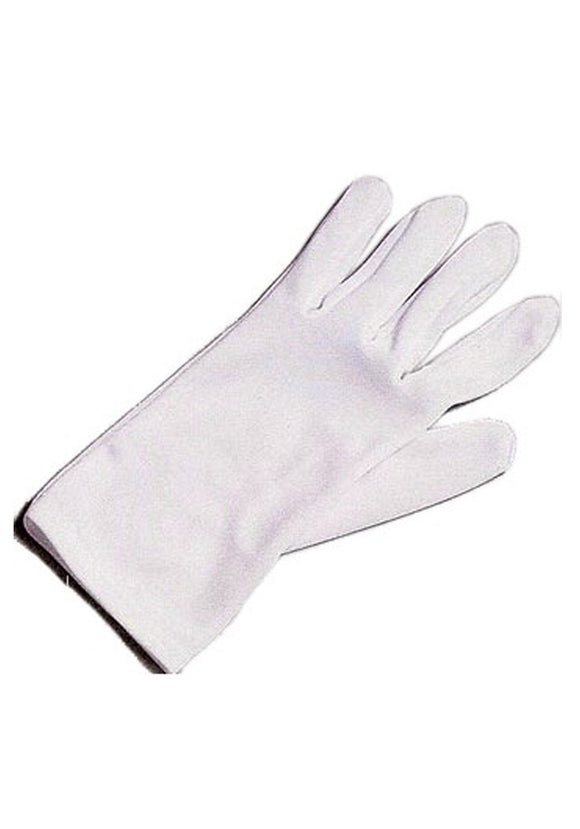 Adult White Costume Gloves