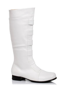 Adult White Superhero Boots