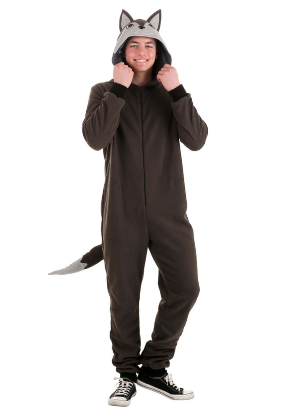 Wolf Jumpsuit Adult Costume