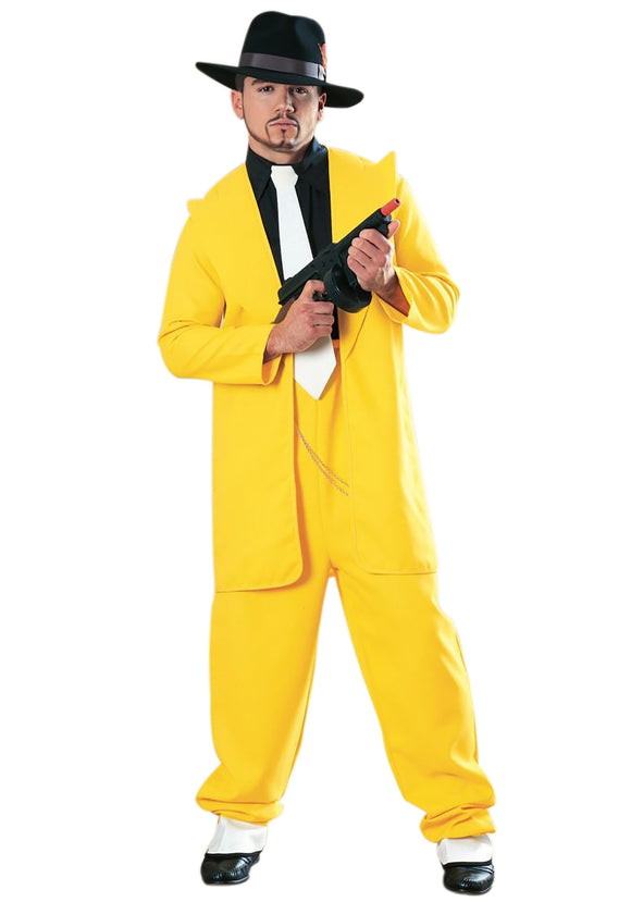 Yellow Zoot Suit Adult Costume