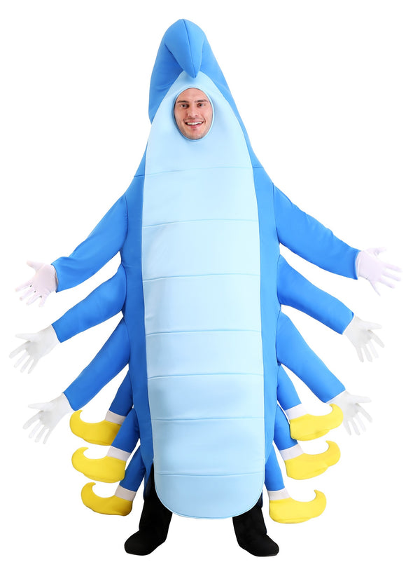 Adults Blue Caterpillar Costume