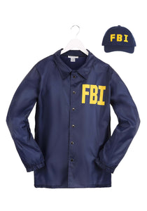 FBI Adult Costume Set 2X 3X 4X