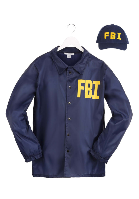 FBI Adult Costume Set 2X 3X 4X