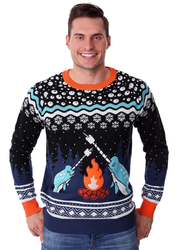 Narwhal Adult Ugly Christmas Sweater