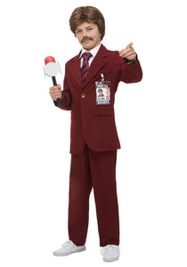 Child Anchorman Ron Burgundy Costume