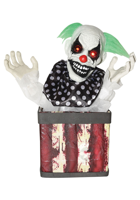 Clown in Box Animated Prop