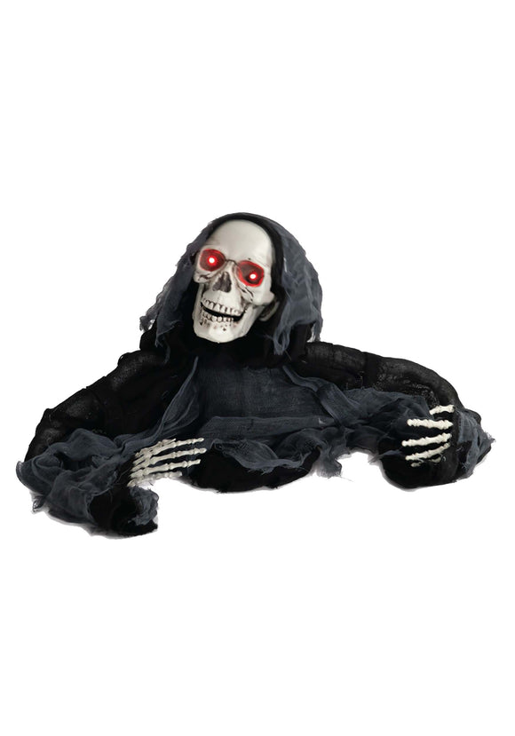 Animated Half Body Skeleton Halloween Decoration