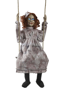 Animated Swinging Decrepit Doll Decoration