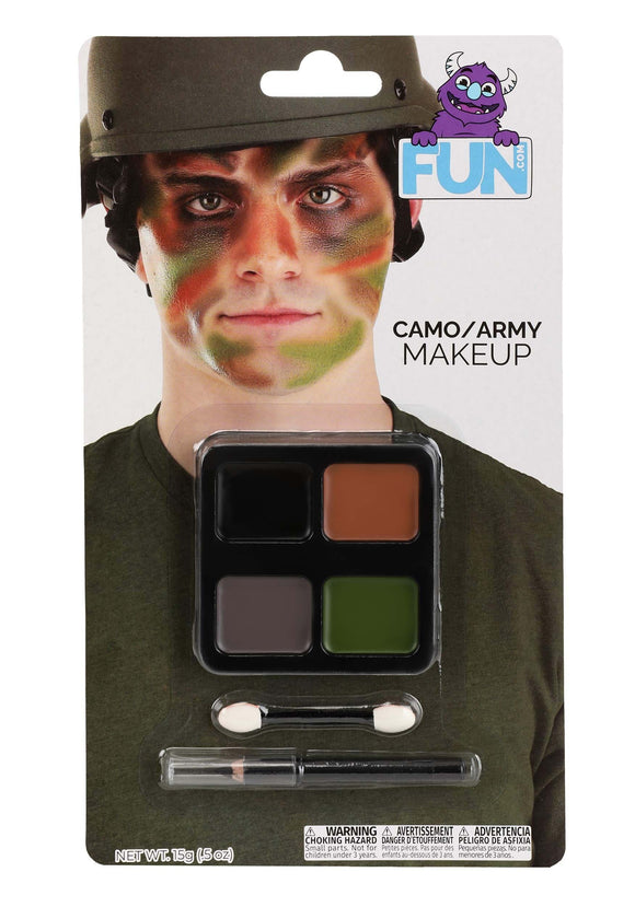 Army Camo Makeup Costume Kit