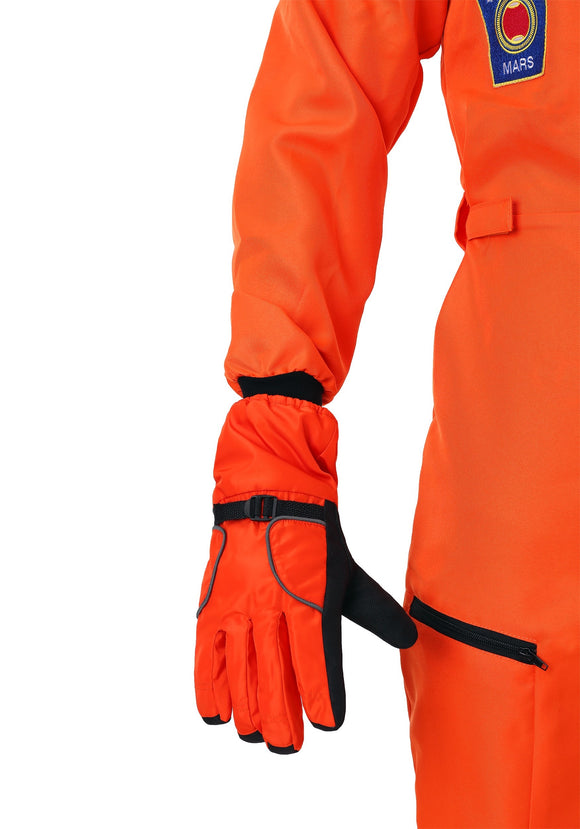 Adult Astronaut Orange Gloves