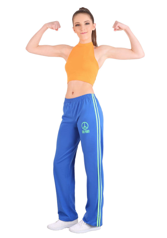 Athletic Girl Power Popstar Costume for Women