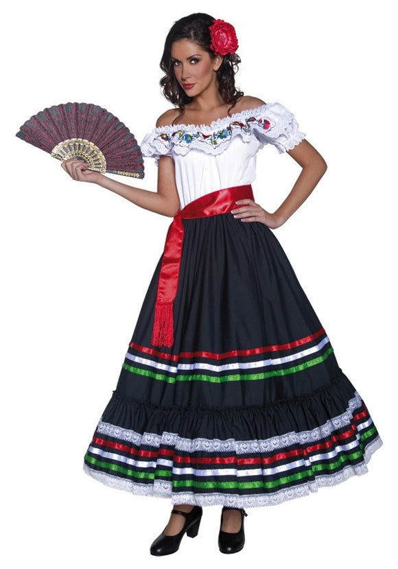 Authentic Western Senorita Costume