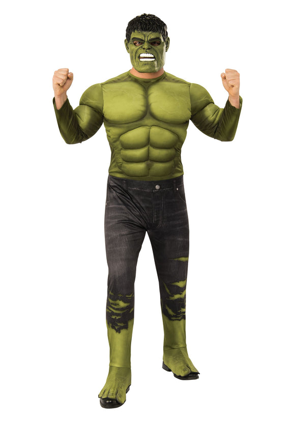 Avengers Endgame Deluxe Incredible Hulk Costume for Men