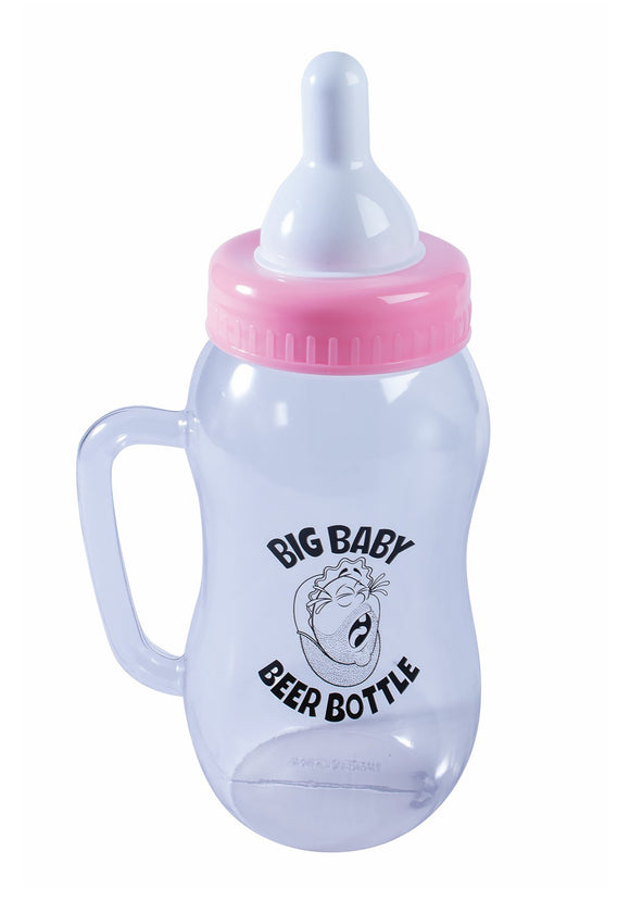 Pink Baby Beer Bottle