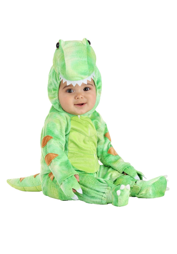 Green T-Rex Baby Costume