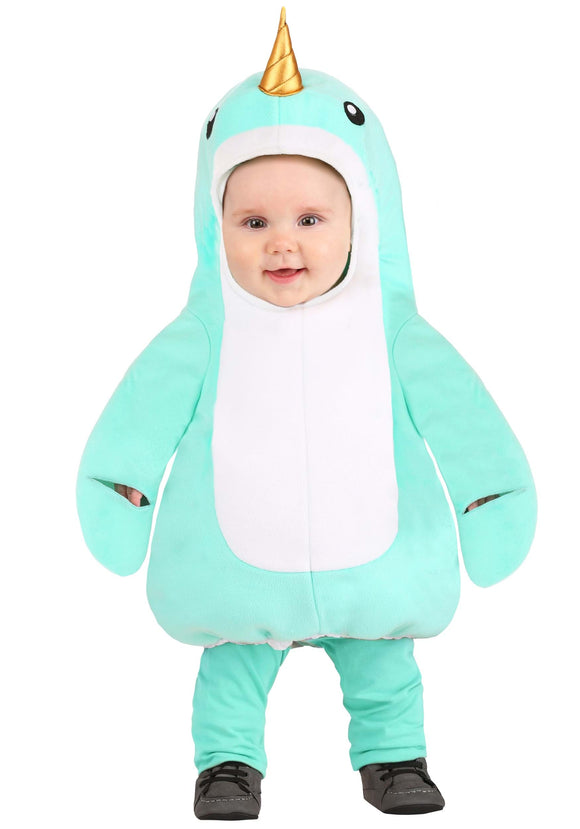 Blue Baby Narwhal Costume