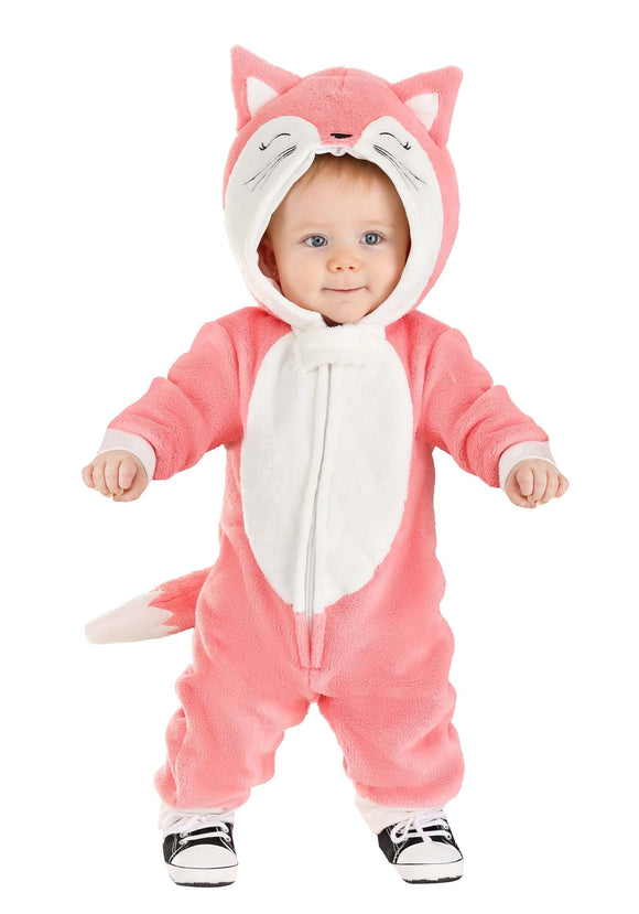 Pink Fox Baby Onesie Costume