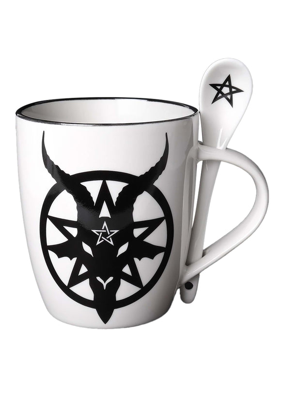 Baphomet Mug & Spoon Set