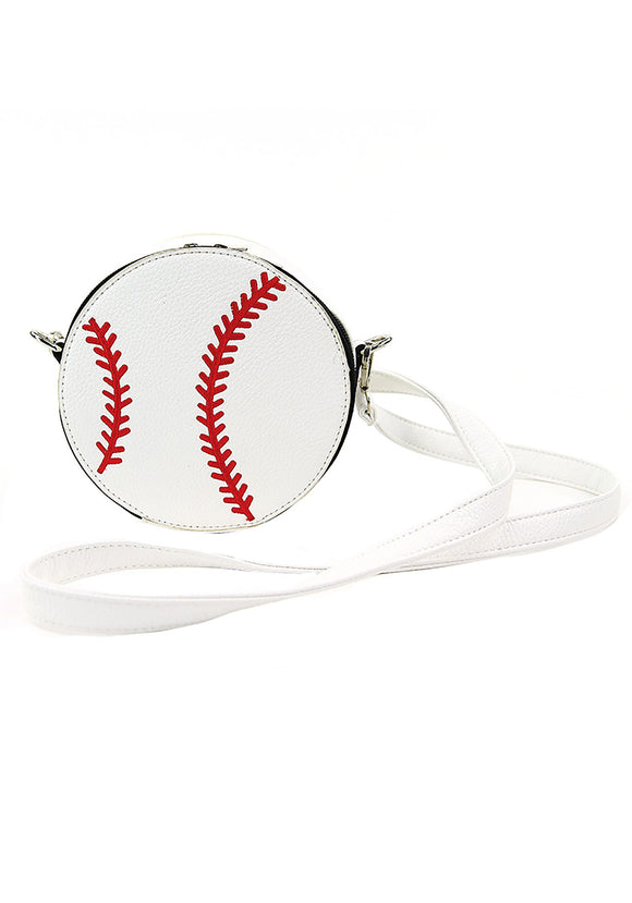 White Baseball Purse