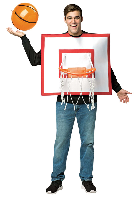 Adult Basketball Hoop and Ball Costume