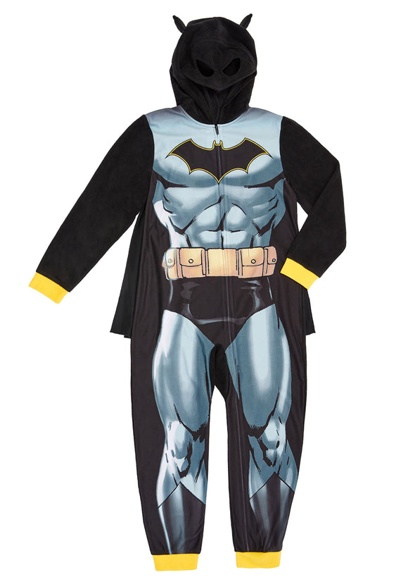 Batman Kids Hooded Union Suit