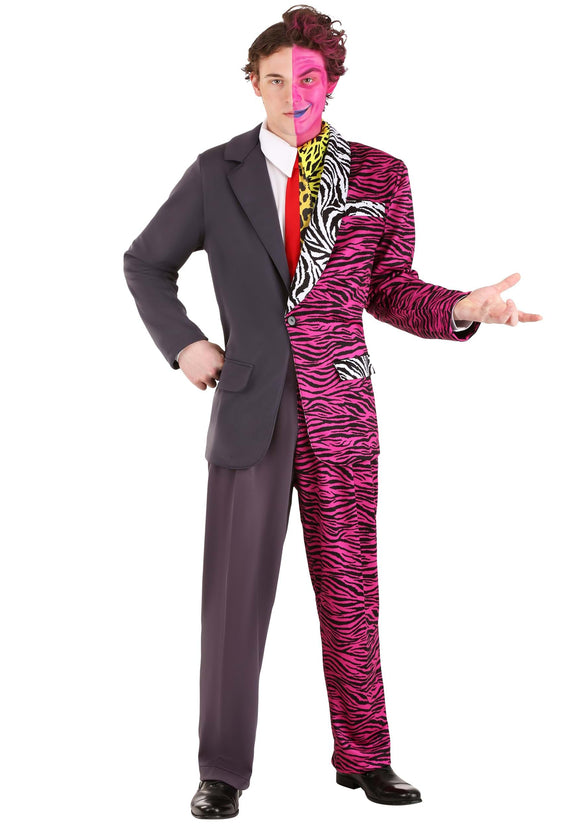 Men's Batman Forever Plus Size Two-Face Premium Costume