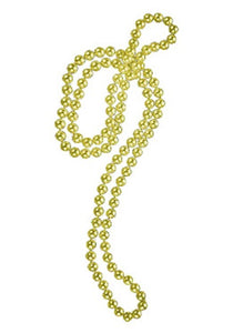 Gold Beaded Flapper Necklace