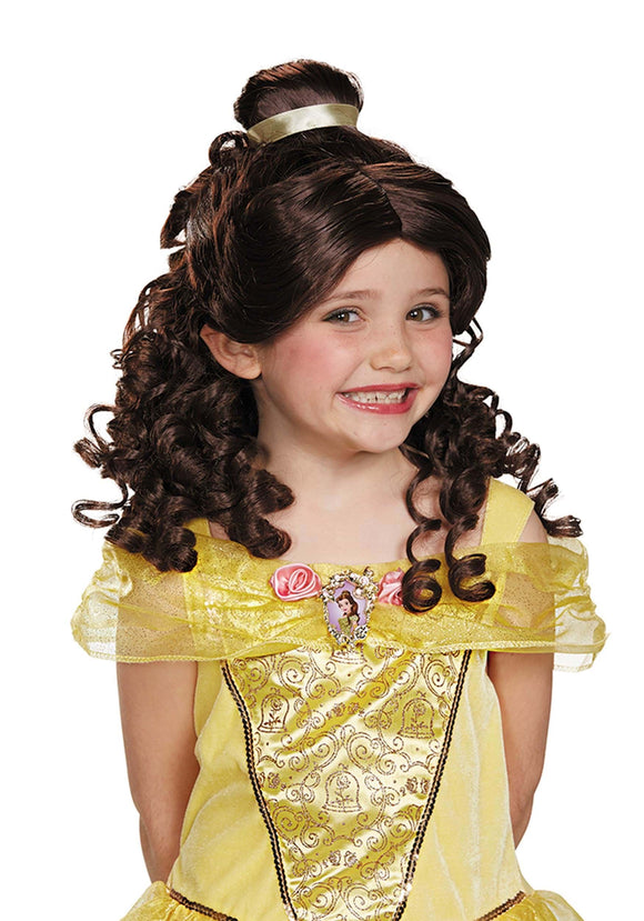 Belle Beauty and the Beast Kids Wig