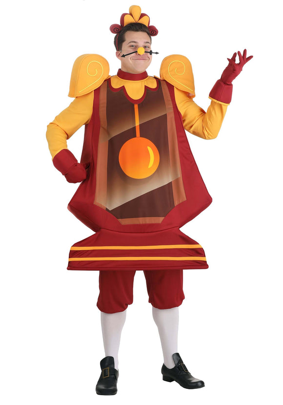 Men's Beauty and the Beast Cogsworth Costume