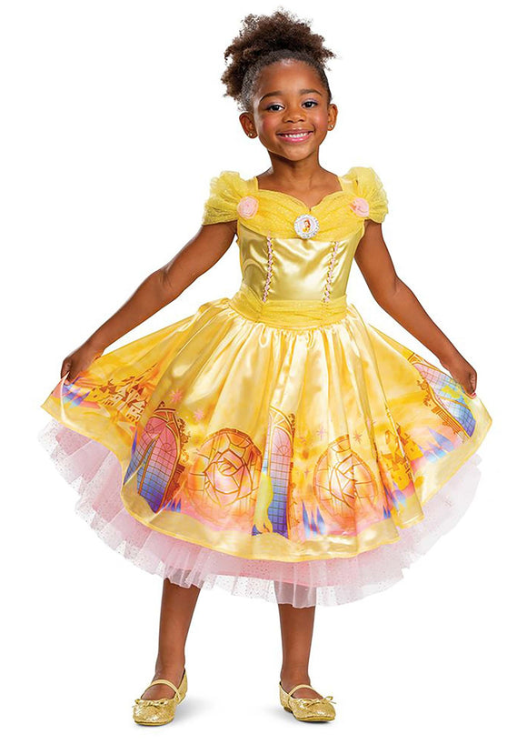 Beauty and the Beast Deluxe Girl's Toddler Belle Costume