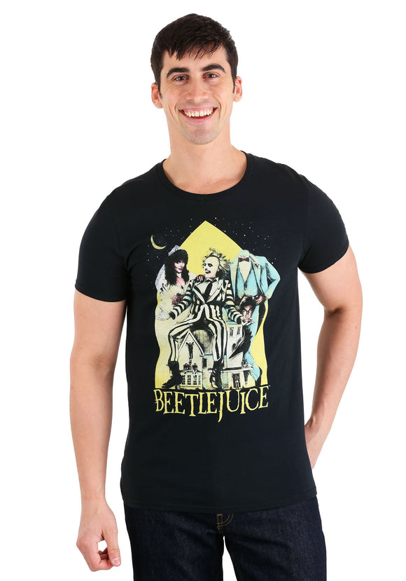 Beetlejuice Black T-Shirt for Adults