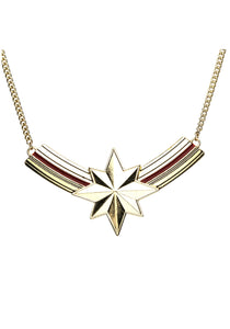 Captain Marvel Bib Necklace