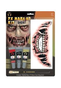 Temporary Big Mouth Decay Face Tattoo