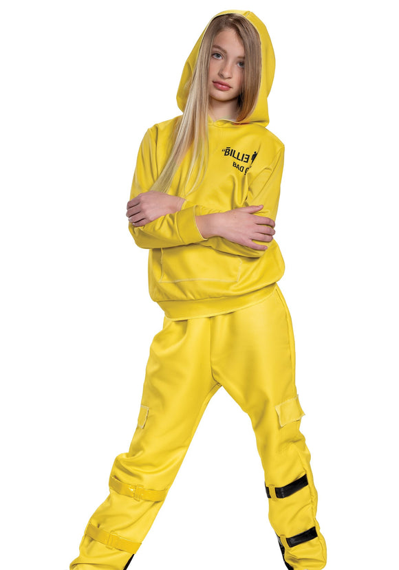Kids Billie Eilish Classic Yellow Costume