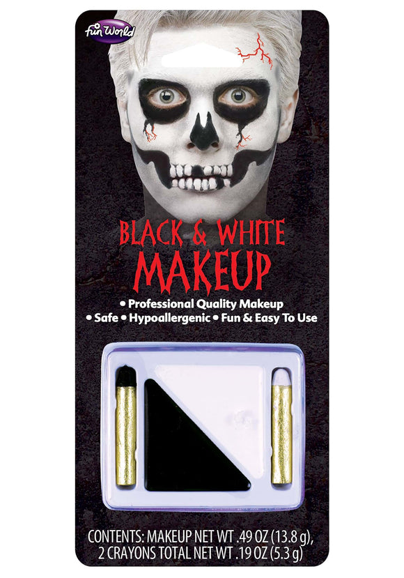 Makeup Kit: Black and White Crayons