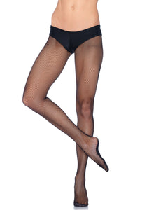 Women's Black Deluxe Fishnet with Comfort Sole