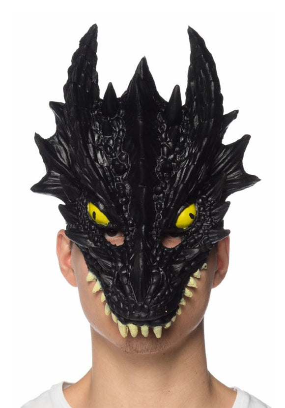 Black Dragon Half Mask